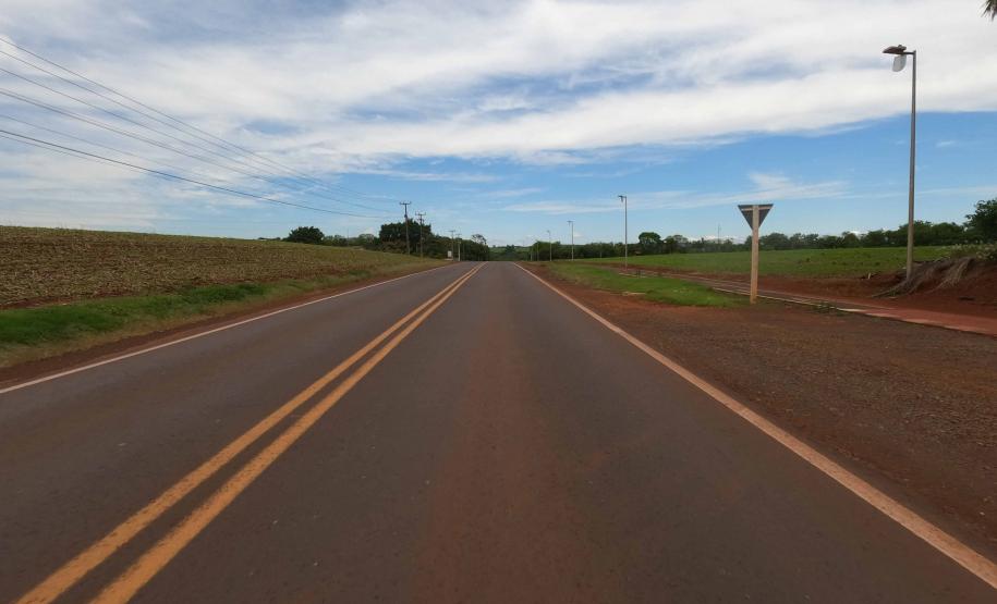 PR-495 em Pato Bragado, local do novo trevo