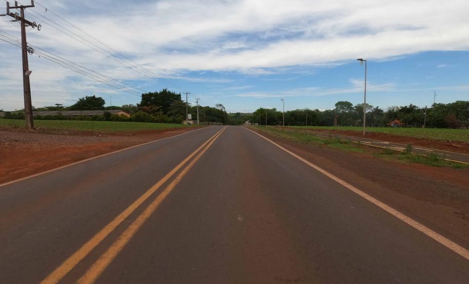 PR-495 em Pato Bragado, local do novo trevo