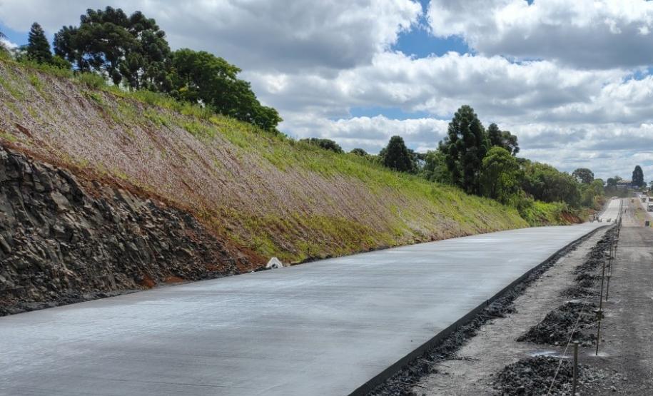 Duplicação da PRC-466 entre Turvo e Palmeirinha chega a 18,07%