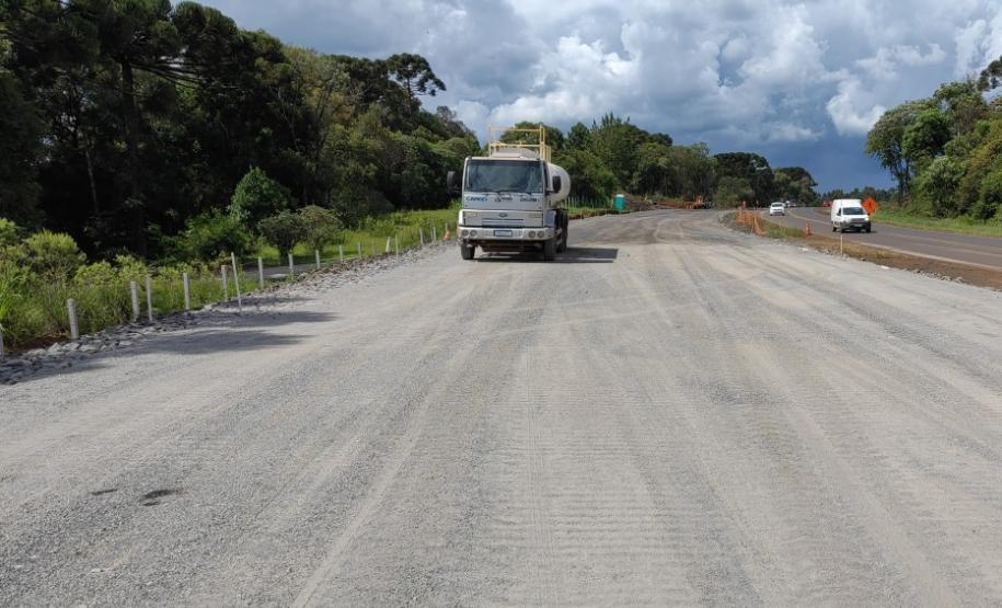 Duplicação da PRC-466 entre Turvo e Palmeirinha chega a 18,07%