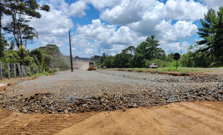 Duplicação da PRC-466 entre Turvo e Palmeirinha chega a 18,07%