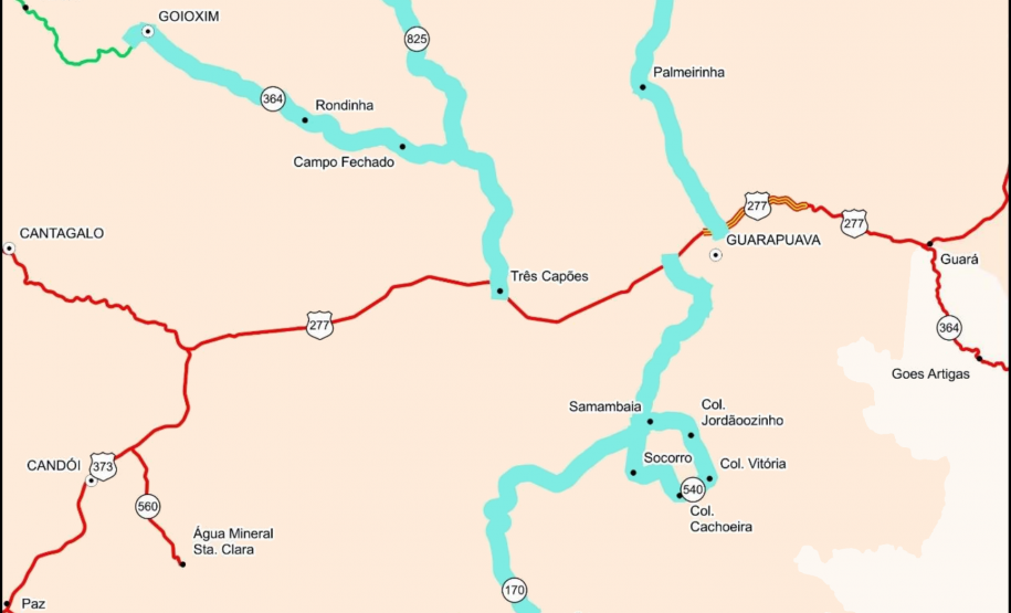 Mapa do Lote 10 do ProMac