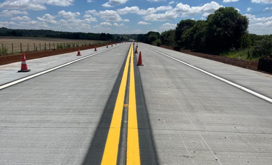 PR-151 whitetopping entre Ponta Grossa e Palmeira chega a 35%