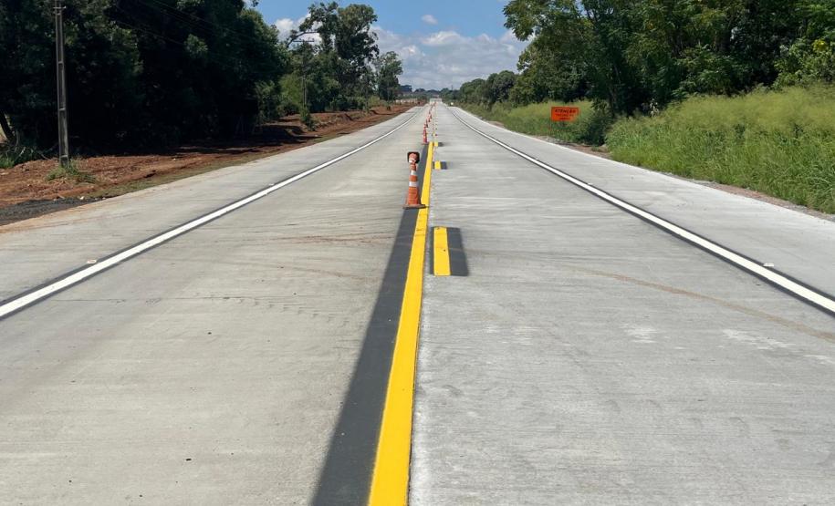 PR-151 whitetopping entre Ponta Grossa e Palmeira chega a 35%