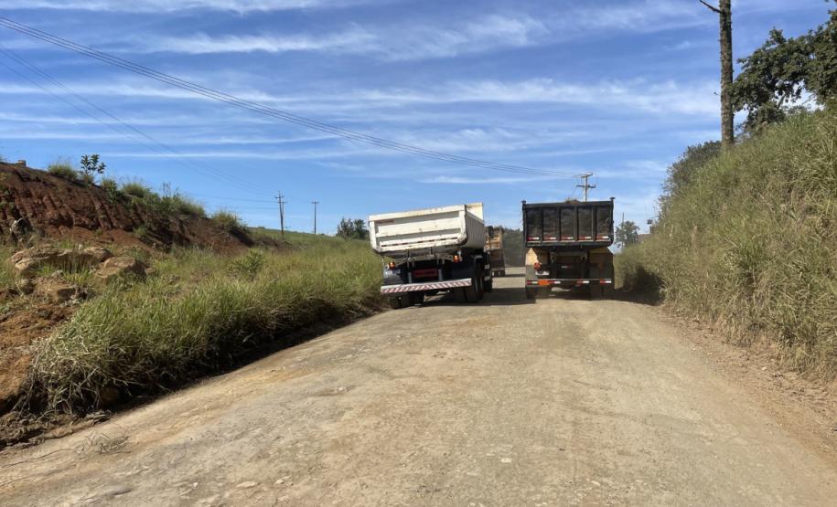 PR-160 serviços iniciais da pavimentação remanescente entre Imbaú e Reserva