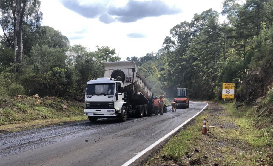 PR-170 serviços de conservação em Pinhão