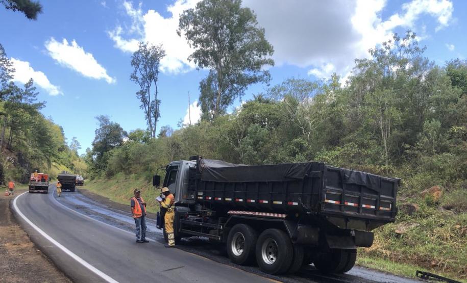 PR-170 serviços de conservação em Pinhão