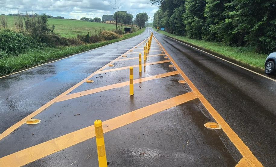 PR-281 reforço da sinalização entre São João e São Jorge d'Oeste