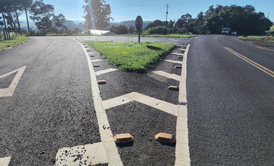 PR-281 reforço da sinalização entre São João e São Jorge d'Oeste