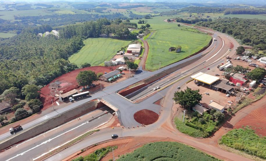 PR-445 novo viaduto de acesso a Lerroville