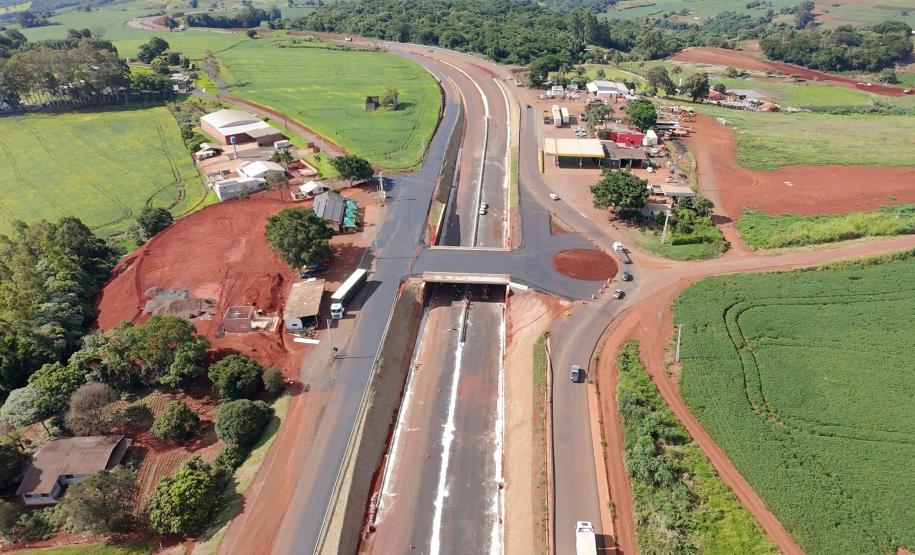 PR-445 novo viaduto de acesso a Lerroville
