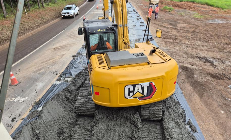 PR-460 restauração em concreto entre Nova Tebas e Pitanga