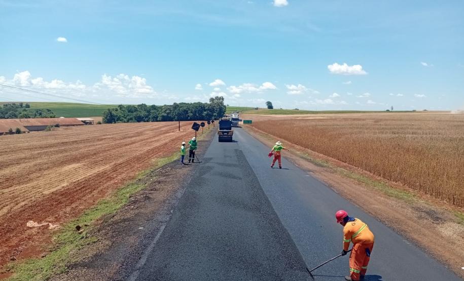 PR-538 entre Pérola d'Oeste e São Valério (Planalto)