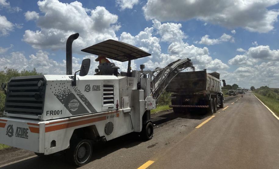 PR-540 conservação na Colônia Entre Rios