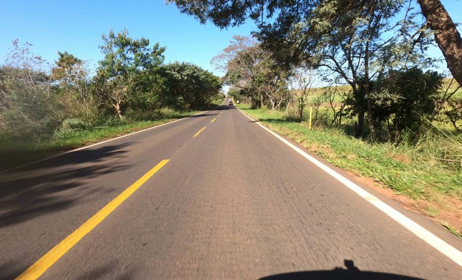 PR-542 em Colorado, trecho que será estudo em projeto de restauração e ampliação