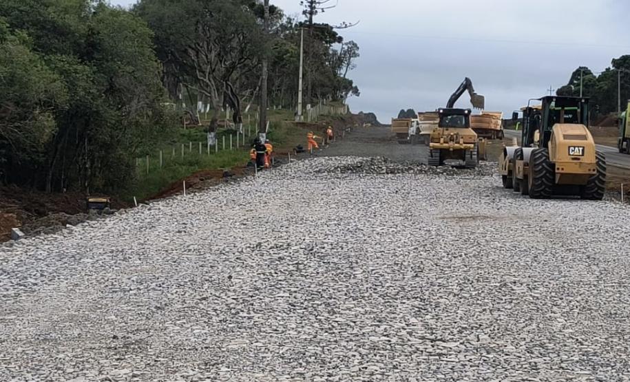 PRC-466 duplicação em concreto entre Turvo e Palmeirinha