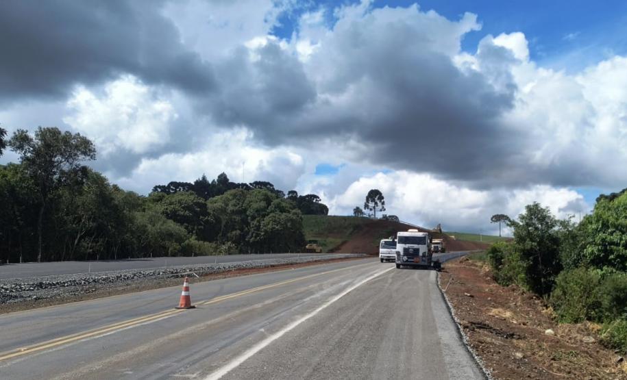 PRC-466 duplicação em concreto entre Turvo e Palmeirinha