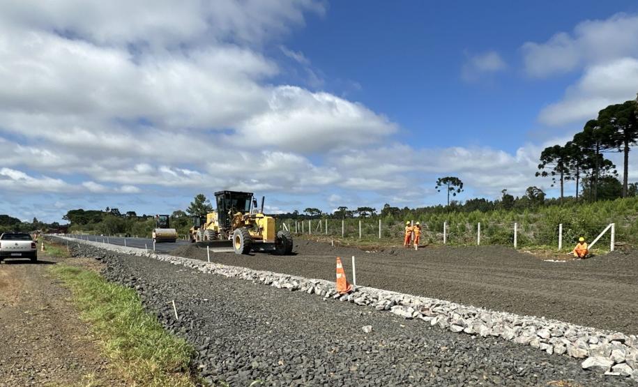 PRC-466 duplicação em concreto entre Turvo e Palmeirinha