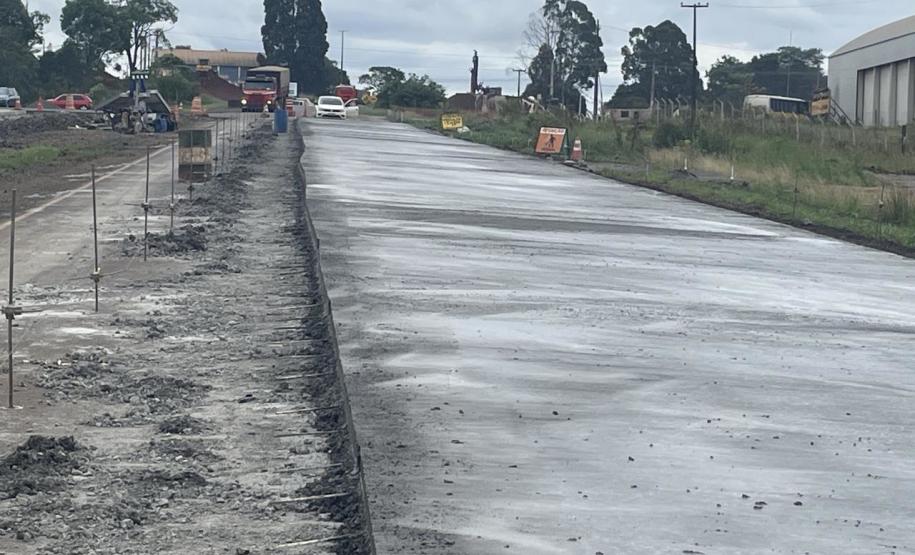 PRC-466 duplicação em concreto entre Turvo e Palmeirinha