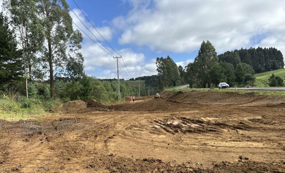 PRC-466 entre Turvo e Palmeirinha