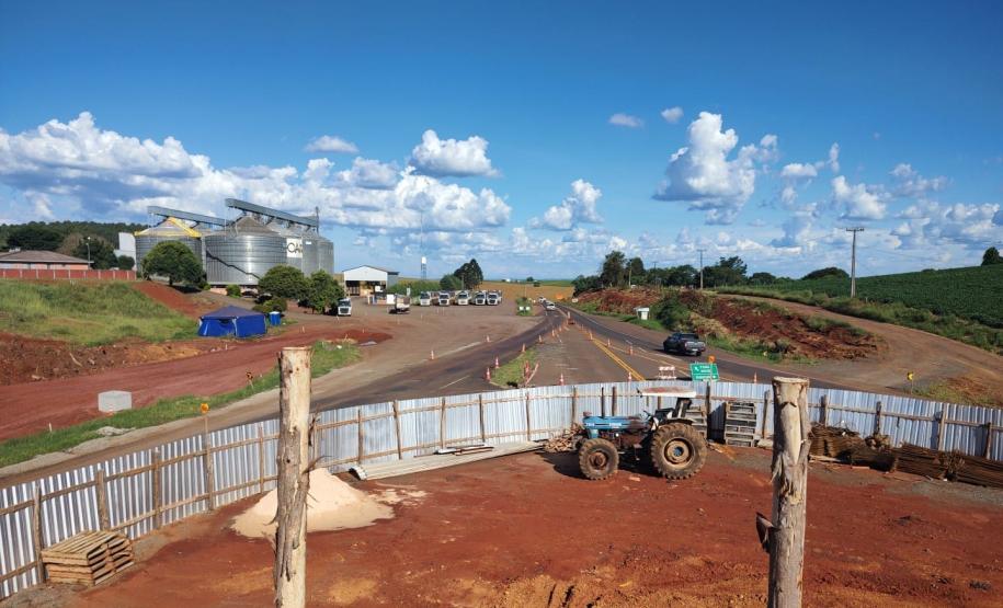 PRC-466 duplicação em concreto entre Pitanga e Turvo - Viaduto PR-456