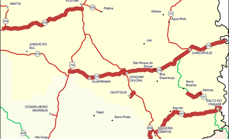 Mapa do Lote 21 do ProMAC