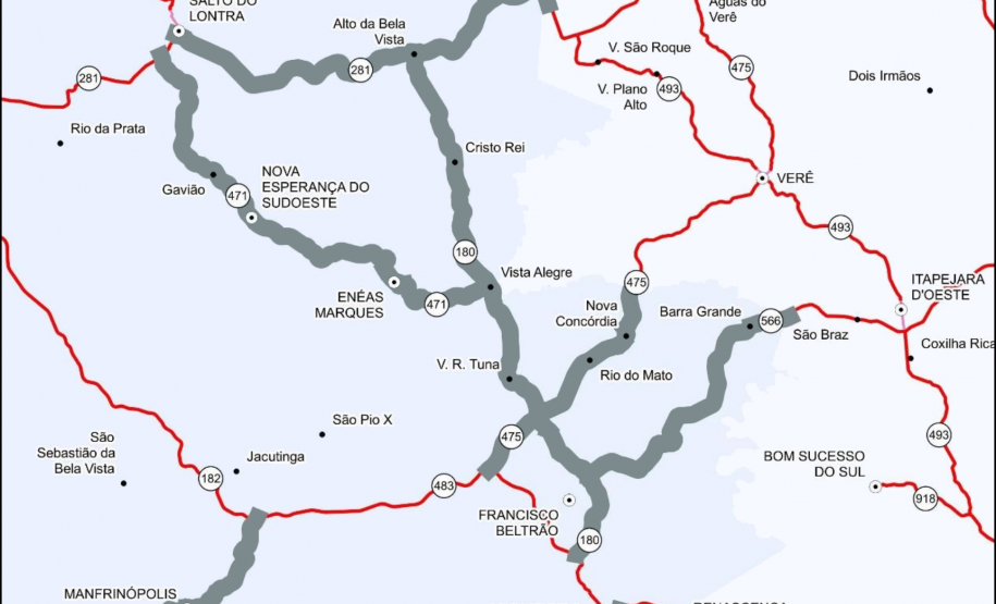 Mapa do lote 37 do ProMAC
