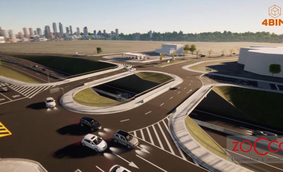 Maquete do Trevo da Esperança em Cambé