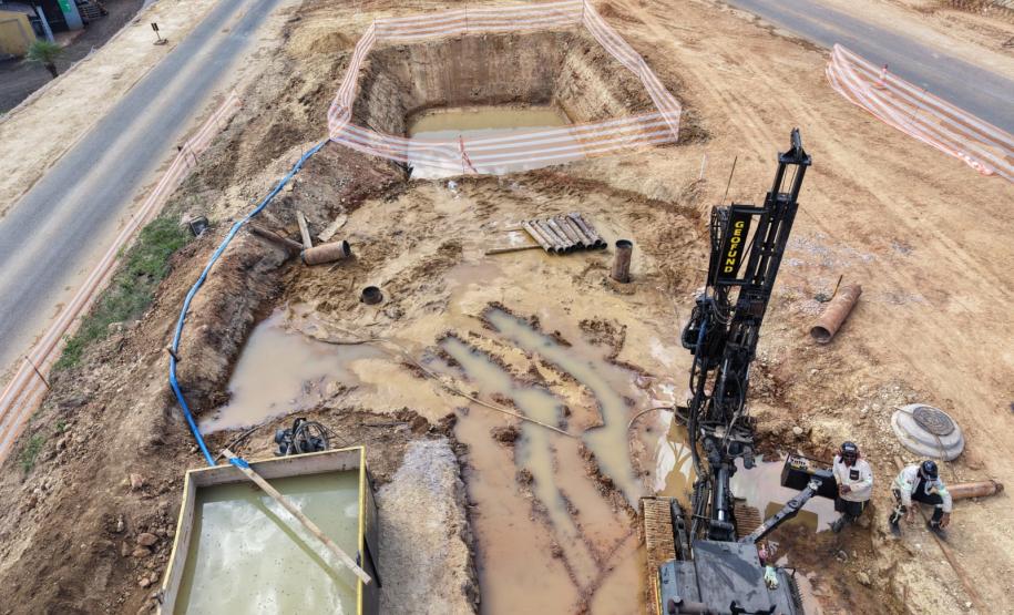 Construção de novo viaduto na PR-151 em Palmeira