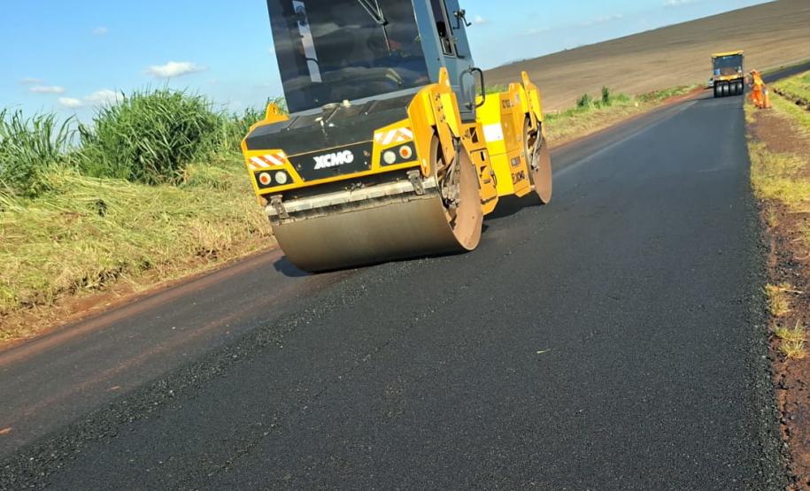 PR-218 serviços do ProMAC entre PR-218 entre Santo Antônio do Paraíso e São Sebastião da Amoreira