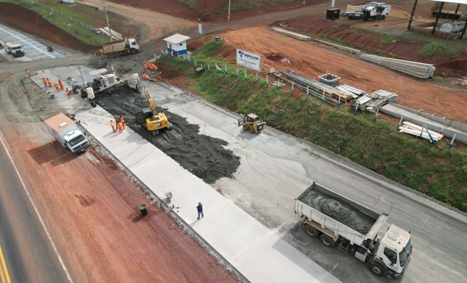 PRC-466 duplicação em concreto entre Pitanga e Turvo