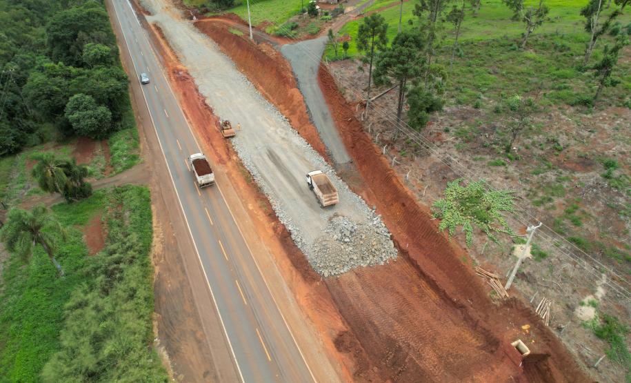 PRC-466 duplicação em concreto entre Pitanga e Turvo