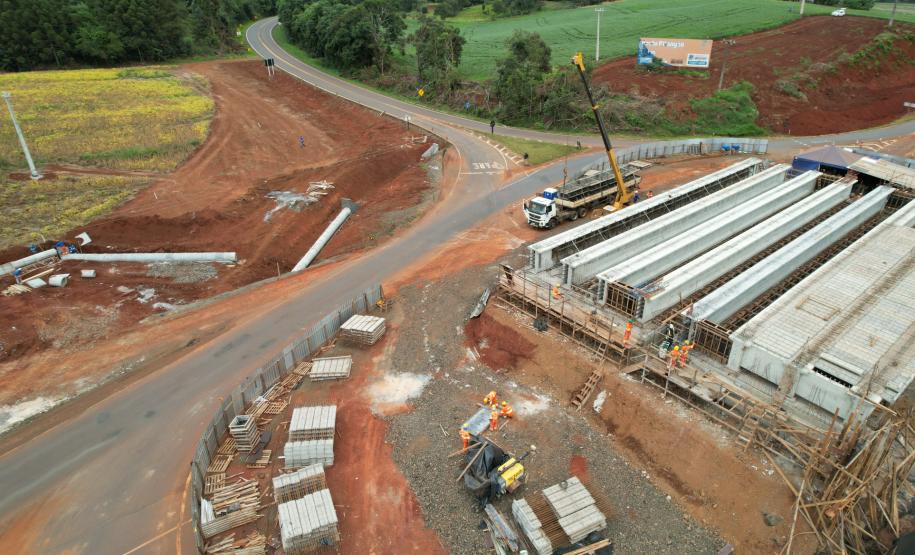 PRC-466 duplicação em concreto entre Pitanga e Turvo