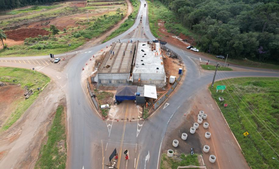 PRC-466 duplicação em concreto entre Pitanga e Turvo