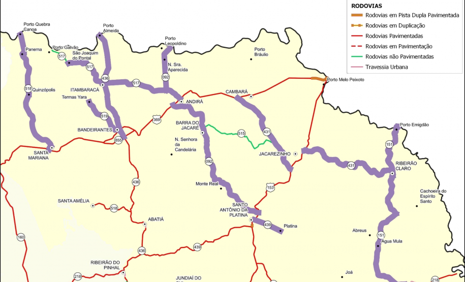 Mapa do Lote 18 do ProMAC