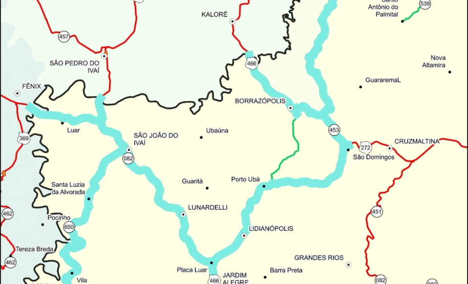 Mapa do lote 19 do ProMAC