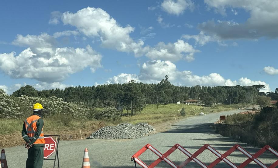PR-160 pavimentação entre Imbaú e Reserva