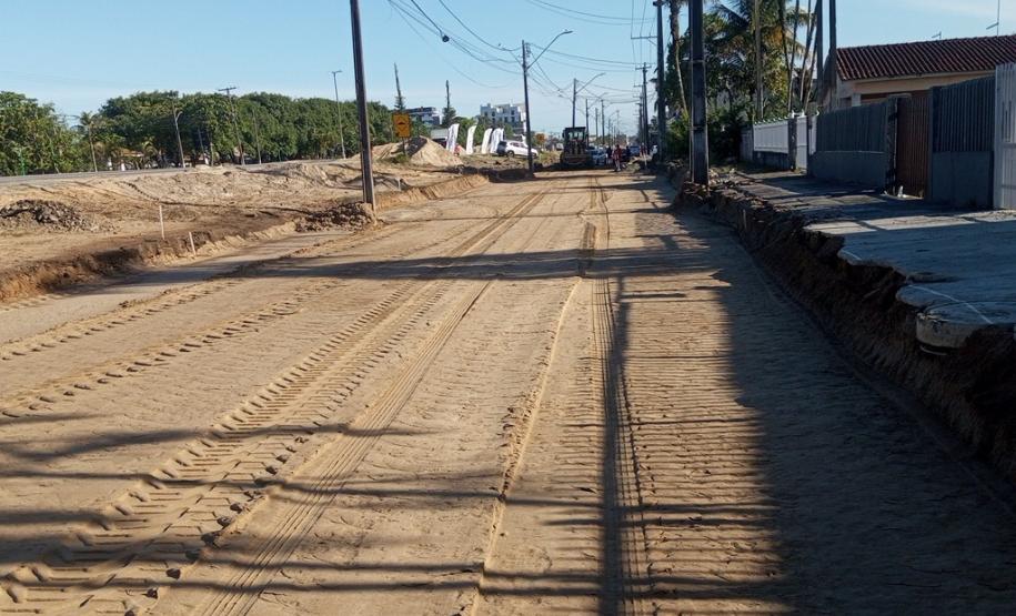 PR-412 duplicação entre Matinhos e Praia de Leste - regularização de subleito