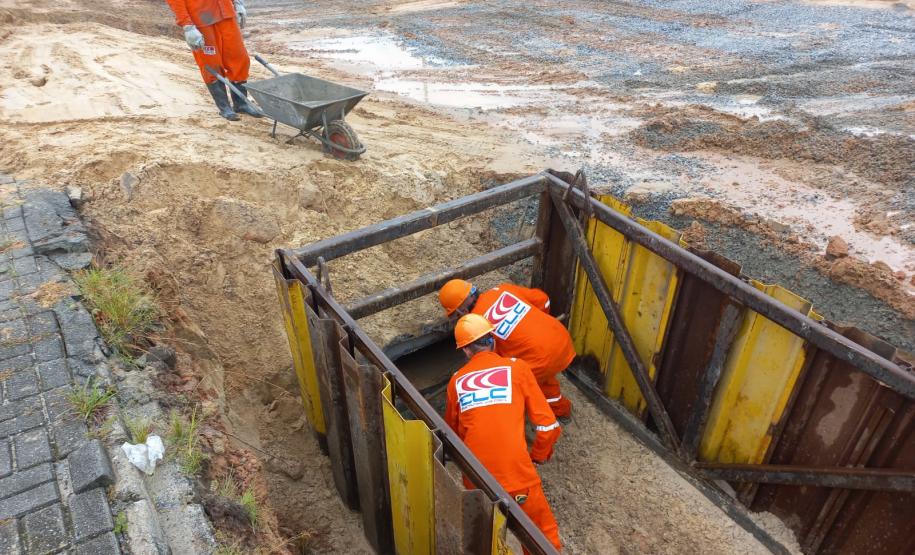 PR-412 duplicação entre Matinhos e Praia de Leste - implantação de drenagem