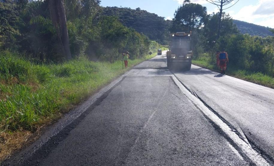 PR-446 entre União da Vitória e Porto Vitória