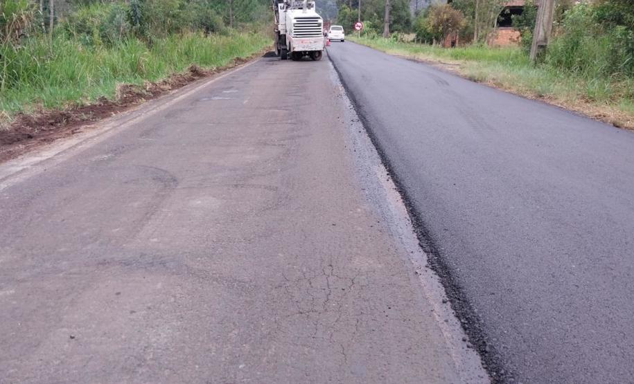 PR-446 entre União da Vitória e Porto Vitória
