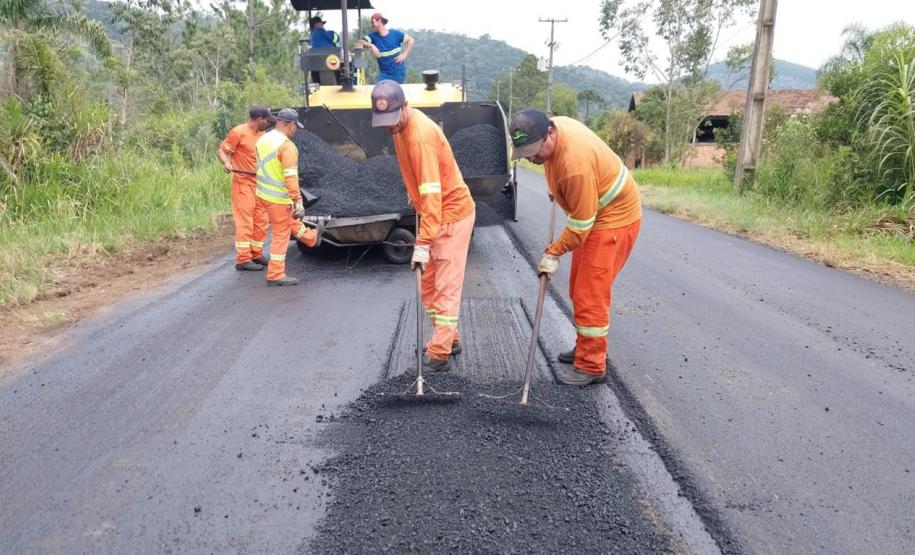 PR-446 entre União da Vitória e Porto Vitória