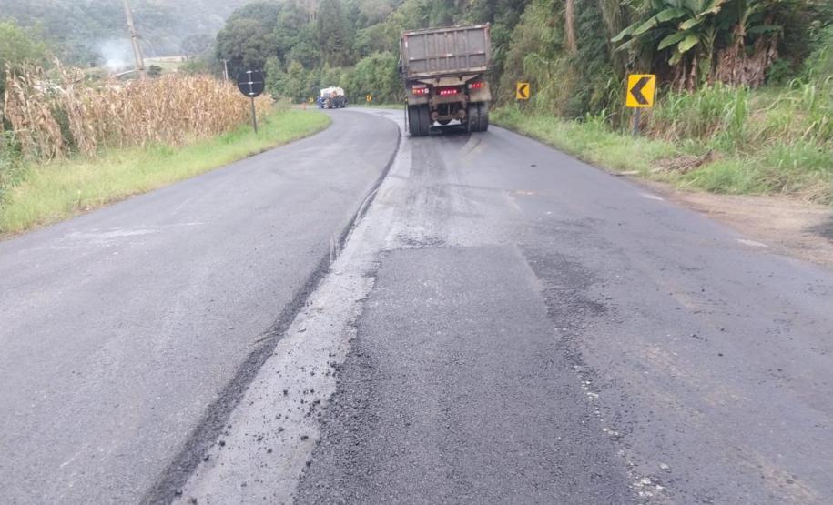 PR-446 entre União da Vitória e Porto Vitória
