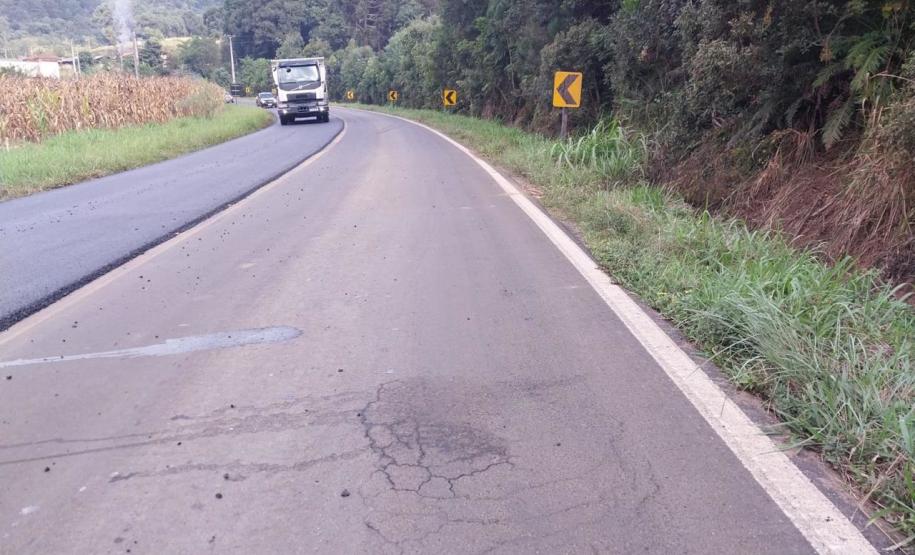 PR-446 entre União da Vitória e Porto Vitória