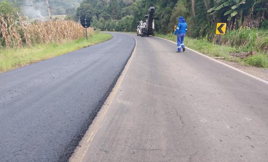PR-446 entre União da Vitória e Porto Vitória