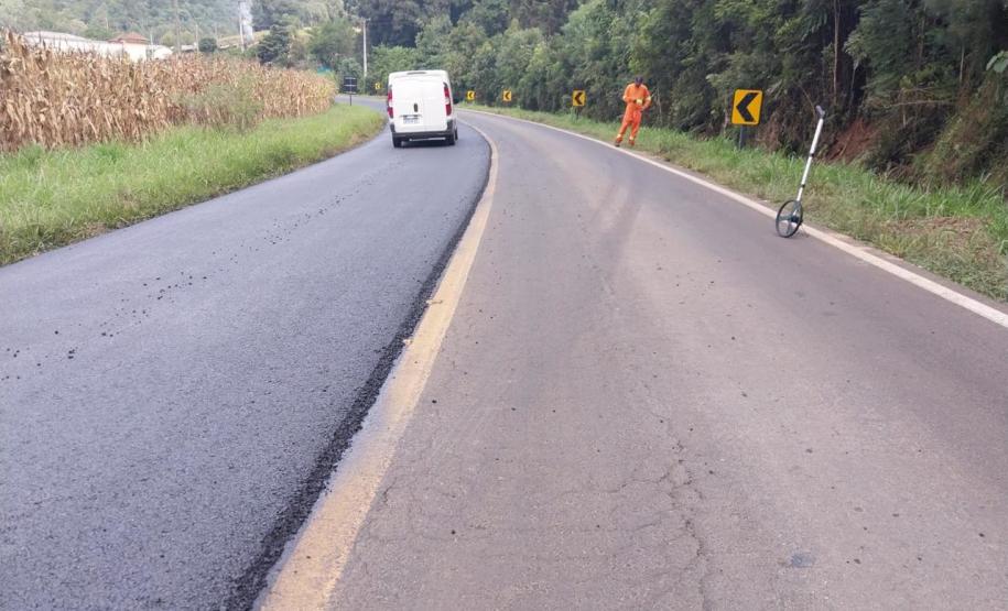 PR-446 entre União da Vitória e Porto Vitória