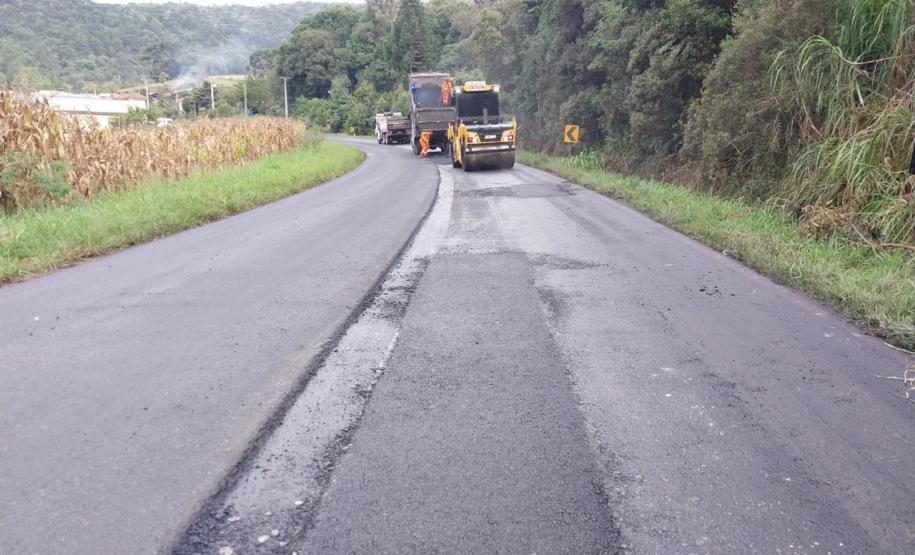 PR-446 entre União da Vitória e Porto Vitória