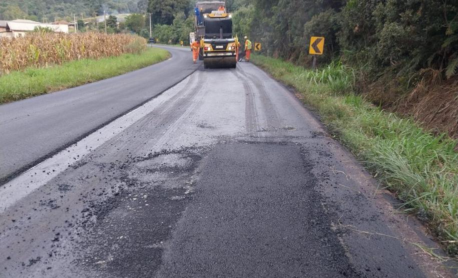 PR-446 entre União da Vitória e Porto Vitória