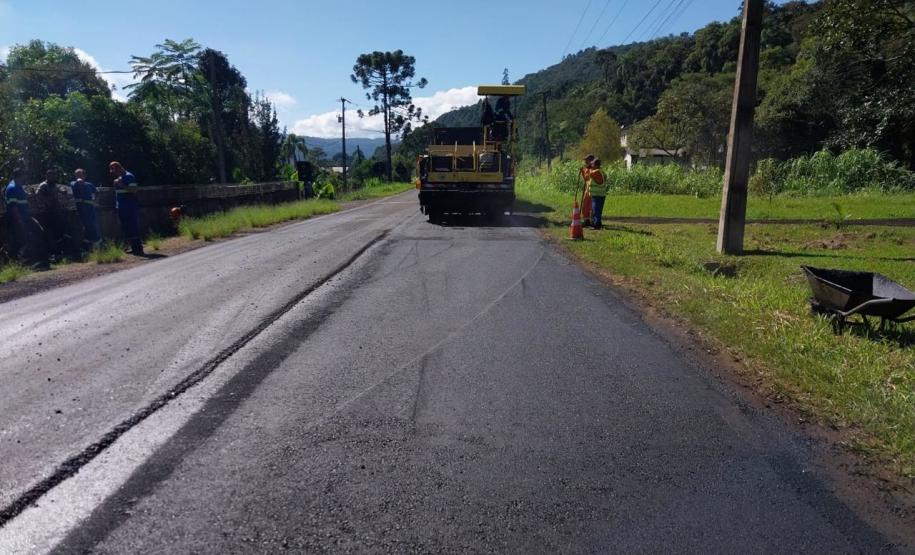 PR-446 entre União da Vitória e Porto Vitória