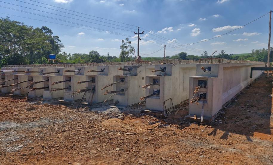 PR-498 nova ponte sobre o Rio Ivaí entre São Carlos do Ivaí e Japurá - fabricação de peças